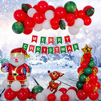 Vente chaude 2024 Kit de décorations de Noël Ballons de fête de Noël fournitures de décoration