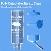 Bouteille d'eau suspendue pour hamster, vente en gros d'usine, 250 ml, anti-fuite, abreuvoir automatique pour petits animaux, lapins et cochons d'Inde