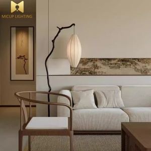 Lampe sur pied de <span class=keywords><strong>style</strong></span> Japandi, lanterne haute, en fer forgé, <span class=keywords><strong>art</strong></span> <span class=keywords><strong>déco</strong></span>, ambiance - Product Image 4