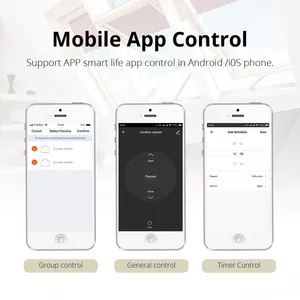 Zemismart cửa sổ điện tử Opener chuyển Alexa Google nhà tuya <span class=keywords><strong>App</strong></span> cho phép hẹn giờ <span class=keywords><strong>Wifi</strong></span> fenster điều khiển từ xa thiết lập cho ngoài trời - Product Image 3