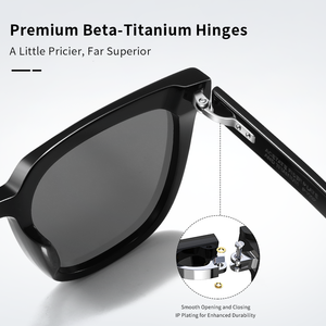 نظارات شمسية جديدة عالية الجودة بتصميم كلاسيكي للنساء من شركة تصنيع المعدات الأصلية بتصميم فاخر مخصص بشعار ثلاثي الأبعاد مستقطب - Product Image 2