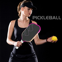 Raquette de pickleball HL-C01, lame en fibre de carbone T700, 225g, forme rectangulaire, finition mate, qualité professionnelle, approuvée par les USA
