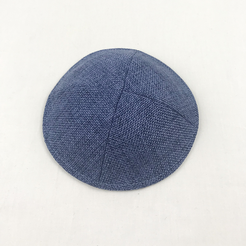 Льняная Кепка Kippah для мужчин и детей, кепка для празднования юdaical Yarmulke