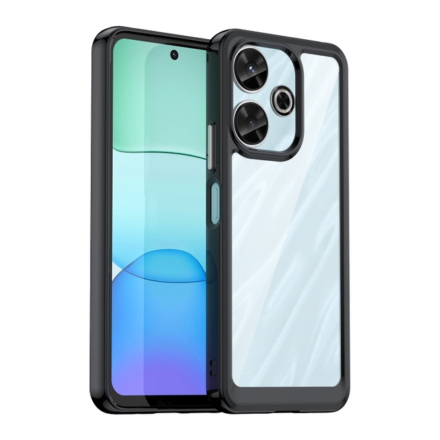 For Xiaomi Redmi 13 4G Colorful Series Acrylic Hybrid TPU Phone Case