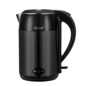 304 stainless steel 1.8L electric kettle double wall with keep warm function food grade electric kettle electr