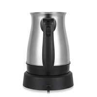 Cafetière électrique en acier inoxydable 400W 600ML avec poignée pliable, chauffage uniforme pour la préparation du café à la maison ou au bureau R.7440