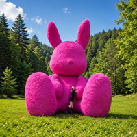2026 Ensemble de figurines gonflables géantes en forme de nuages de dessin animé pour affichage en extérieur, idéal pour centres commerciaux et événements