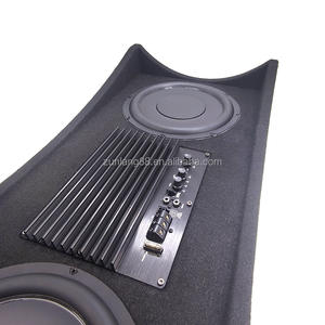 Caisson de basses fortes pour <span class=keywords><strong>voiture</strong></span>, enceinte de haut-parleur à double caisson de basses actif de 10 pouces, boîte de haut-parleurs à double chargement pour <span class=keywords><strong>voiture</strong></span> - Product Image 5