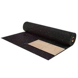 Revêtement de sol acoustique résilient insonorisant et amortissant les chocs ODM, revêtement de sol en caoutchouc insonorisant en rouleau - Product Image 2