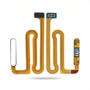 Cable flexible con botón de encendido y lector de huellas dactilares para Samsung Galaxy A04s A047F, color blanco - Product Image 2