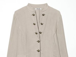 Damen-<span class=keywords><strong>Blazer</strong></span> 2026: Neuer lässiger Mode-Joker mit Stehkragen, zweireihiger Mantel im Retro-Stil, schicker Damenanzug mit langen Ärmeln. - Product Image 3