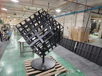 Structure métallique de précision sur mesure pour écran vidéo carré, boîtier de panneau d'affichage, fabrication de cadre d'affichage LED Magic Cube