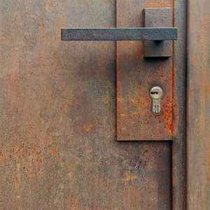 Puerta de rejilla de acero Corten OEM GNEE, modelado 3D certificado CE, marca personalizada disponible - Product Image 1