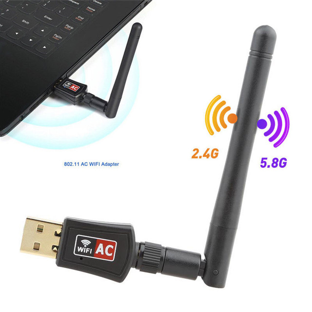 600Mbps USB Wifi Adapter 600M Dual Band WI-FI Wifi Wireless Network Card Dongle 5G AC600 2.4GHz 5.8GHz LAN with 2DB Antenna 11AC