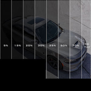 Carbón de humo nano carbono cerámica ventana peliculas para ventanas de autos oscuro Exterior claro interior coche ventana tinte película - Product Image 2