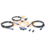 NMEA 2000 Adaptateur de câble Réseau de données série Bateau marin NMEA 2000 Kit de démarrage ABS Type T 5PIN Connector Adapter Cables 2M 1M