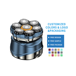 FK-8801 Afeitadora Rotativa Lavable de 7 Cabezales Personalizada de Fábrica al por Mayor, Recargable y Portátil para Cabeza Calva y Rostro - Product Image 6