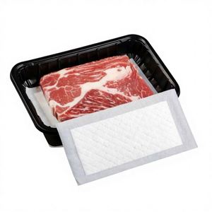 Bandeja Absorbente de Papel Ecológica de Grado Alimenticio, Desechable, de Alta Calidad, para Supermercados, Precio de Fábrica, Venta al Por Mayor, 180*100mm - Product Image 1