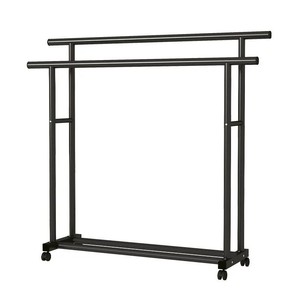Séchoir à linge sur pied en acier au carbone, moderne et minimaliste, épaissi, pliable et mobile pour chambre à coucher et intérieur - Product Image 5