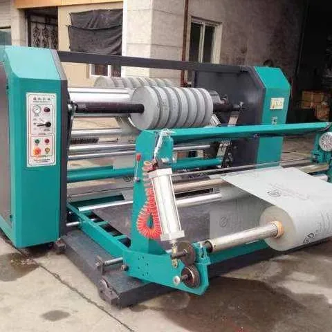 MJSC1300 אוטומטי כפול rewinder שיסוף מכונת