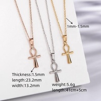 Antiguo gyptian Ross, ecklace, encastrado