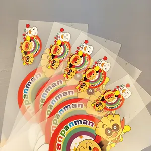 Hot Anpanman Patch Besi Pada Transfer untuk Pakaian Cute Perpindahan Panas Vinyl Stiker Anak-anak Bordiran Pakaian Panas Tekan