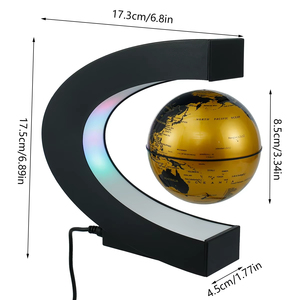Mappamondo a levitazione magnetica ha portato la mappa del mondo decorazione per la casa ABS materiale Mini formato a batteria novità antigravità - Product Image 5