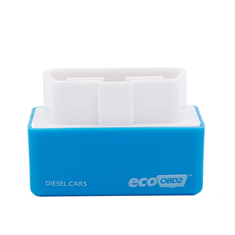 La vendita di Hot Plug and Drive EcoOBD2 Economy Chip Tuning Box per auto Diesel 15% carburante salva blu
