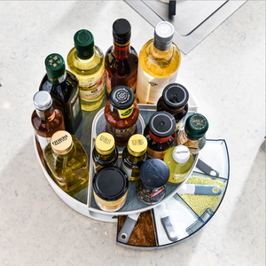 Estante de almacenamiento multifuncional para cocina, caja de condimentos de 360 grados, respetuoso con el medio ambiente, giratorio, para encimera - Product Image 4