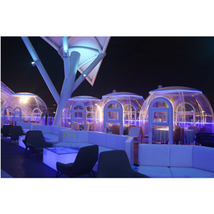 Maison <span class=keywords><strong>d</strong></span>ôme extérieure en polycarbonate personnalisée XBH tentes de luxe pour la plage et le glamping pour hôtel resort <span class=keywords><strong>villa</strong></span> verte avec salle de bain - Product Image 3