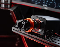 Adaptateur à dégagement rapide pour Simagic Alpha EVO, support QR-A USB Passthrough 50/70 mm en aluminium CNC pour roues tierces