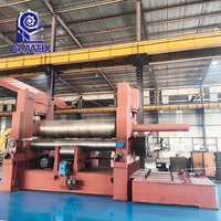 Machine à rouler automatique universelle à 3 rouleaux APMT W11SNC-80x3200 à haute efficacité pour le formage de l'acier inoxydable et de l'aluminium |   1 an
