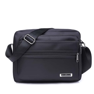 Nylon Messenger Bag Zipper Closure Large Capacity Work All Seasons Men's Shoulder Bag - Product Image 1