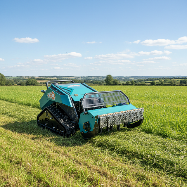 Remote Controlled Lawn Mower Garden and Agricultural Weeding Machine
