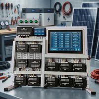 Sistema de Gestión de Baterías (BMS) Master Slave 8-300S de Alto Voltaje (20V-1000V) 200A para Almacenamiento de Energía Doméstica con RS485, CANBUS y Pantalla LCD
