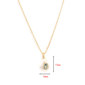 Europa y <span class=keywords><strong>los</strong></span> Estados Unidos joyería de mal de ojo micro conjunto de collar de zircon cross-border de la joyería para mujeres Amazonas - Product Image 5