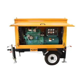 Generator diesel seluler Las 40kw/50kva, tanaman las generator tahan hujan