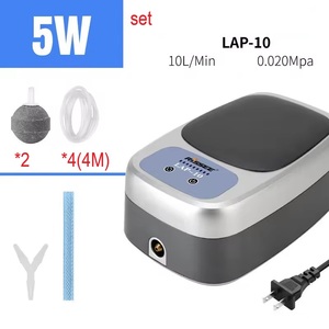 Bomba de Aire para Estanques Resun LAP-10/20/30/<span class=keywords><strong>50</strong></span>/80/120 con Enchufe Estadounidense de 110 V - Bomba de Oxígeno para Acuarios de 10-160 L/Min para Aireación de Aguas Residuales - Product Image 6