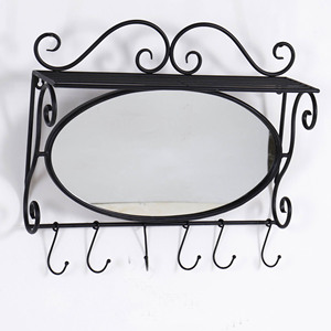 Muebles de Salón, Decoración del Hogar, Estante Flotante <span class=keywords><strong>con</strong></span> Forma de Luna y Espejo - Product Image 3