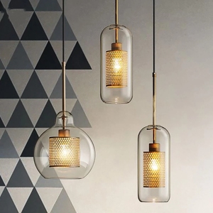 โคมไฟห้อยเพดานดีไซน์ใหม่ สไตล์โมเดิร์น เรียบง่าย สไตล์นอร์ดิก เหมาะสำหรับห้องรับประทานอาหารหรูหรา ตกแต่งห้องด้วยแก้ว โคมไฟข้างเตียง - Product Image 3