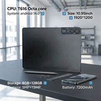 Tablet Android 14.0 MTK F11 10.95 Inci HD Kapasitif 4G LTE GPS 6GB+128GB Kamera 5MP+13MP Baterai 7200mAh YPORANGE Bisnis OEM
