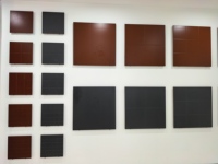 Carreaux de sol et de toiture modernes en brique rouge 300x300mm, antidérapants, résistants aux acides, gris, étanches à l'humidité et à l'eau