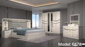 Juego <span class=keywords><strong>de</strong></span> dormitorio <span class=keywords><strong>de</strong></span> lujo <span class=keywords><strong>de</strong></span> nuevo diseño Juego <span class=keywords><strong>de</strong></span> dormitorio medio con <span class=keywords><strong>cama</strong></span> King Size - Product Image 4