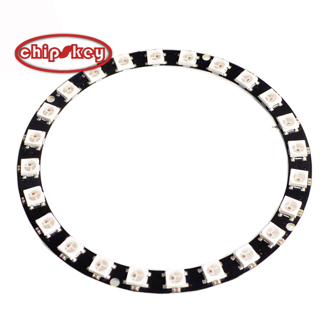#18I105 24 WS2812 5050 RGB LED Ring
