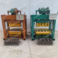 Machine à briques semi-automatique résistante à l'abrasion pour pavés, machine à fabriquer des briques autobloquantes, machine à blocs de béton pour briqueterie