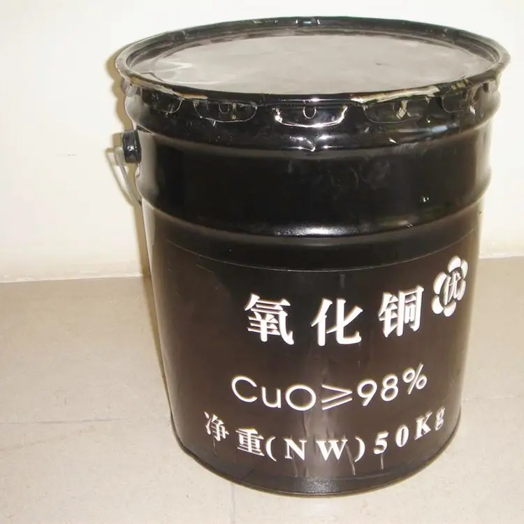 Chất lượng cao đồng oxide98 chất xúc tác Nano Oxit đồng đen bột cuo hạt cho màu đại lý của men thủy tinh gốm sứ