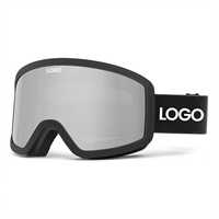 Gafas de esquí y snowboard personalizables de fábrica, lentes cilíndricas antivaho para deportes al aire libre, incluidos los deportes de nieve en ciclismo