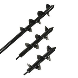 Plantador bulbo plantador ferramenta pólo jardim trado broca espiral terra pesados jardim trado broca broca broca broca para o plantio - Product Image 5