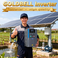Convertisseur de pompe solaire triphasé Goldbell 480V pour puits agricoles, irrigation des vergers et alimentation en eau à distance