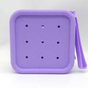 Monedero de Silicona Resistente al Agua de Alta Calidad, Anti-Robo, Portátil, Unisex, de 12.5cm X 12.5cm, Perforado, para DIY - Product Image 2